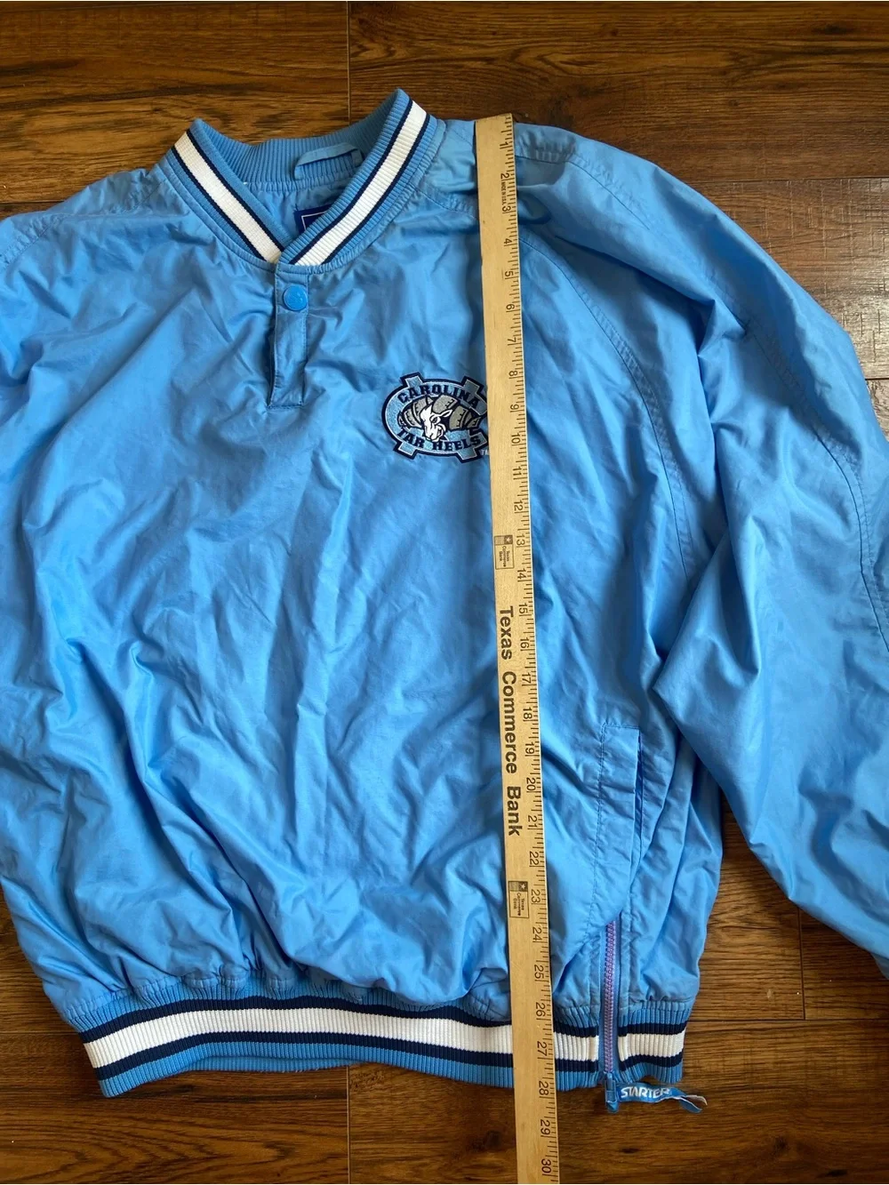Vintage North Carolina Tarheels Pullover Mens XL Starter Lined Windbreaker